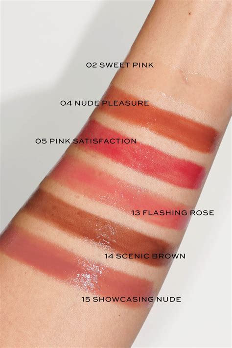 ysl gloss volupte 15 swatches|ysl candy glaze pink satisfaction.